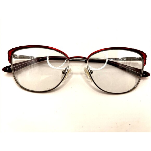 Superflex Eyeglasses Titanium SF-1130T M106 Designer Frames Only Red 52-16-135 - Picture 2 of 6